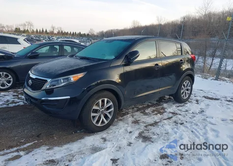 2016 Kia Sportage Lx from USA, damaged, VIN KNDPB3AC6G7844175